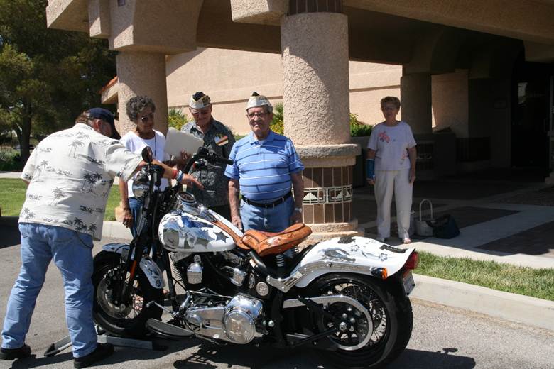 Metal of Honor at the Pearl Harbor Survivors Association Las Vegas Chapter 2 meeting at the Nellis Air Force Base Officers Club