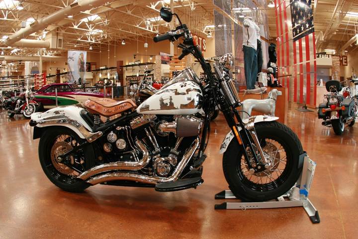 Metal of Honor displayed in the Red Rock Harley-Davidson showroom in Las Vegas